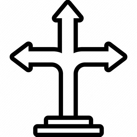 Direction Arrow Guidance Indicator Navigations Pathway Roadsign