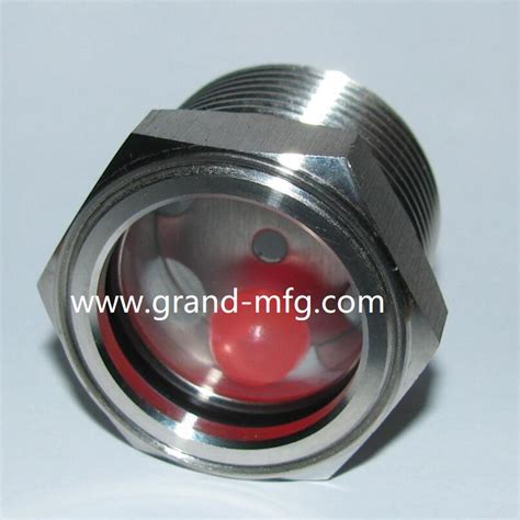 Hexagon Stainless Steel 304 Oil Sight Glass NPT Thread