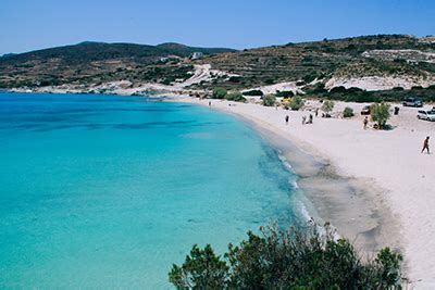 The island of Kimolos, Greece