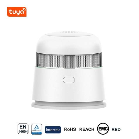 Tuya Zigbee Smart Wireless Photoelectric Fire Alarm Zigbee Smoke