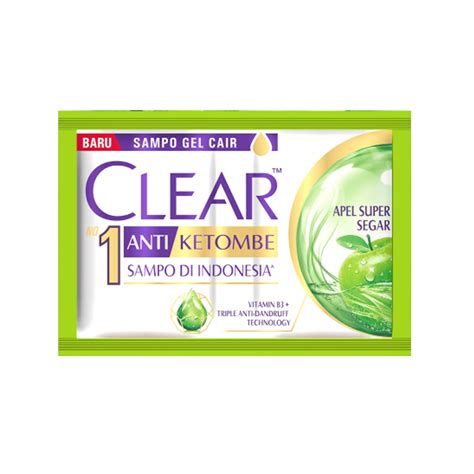 Jual Clear Shampoo Superfresh Apple Sachet 9ml HBHoz