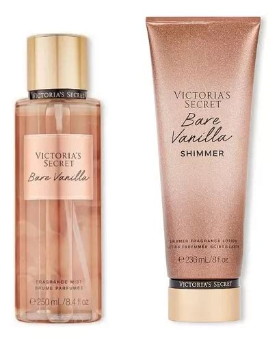 Victorias Secret Bare Vanilla Body Splash And Creme Brilho