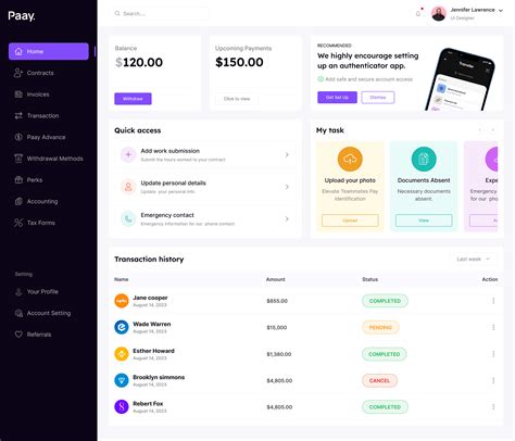 Saas Finance Management Dashboard Ui Ux Design Images Behance