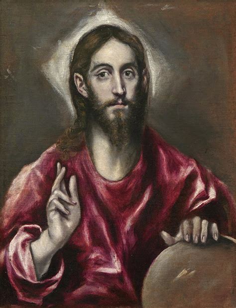 Christ The Saviour Painting By El Greco Fine Art America