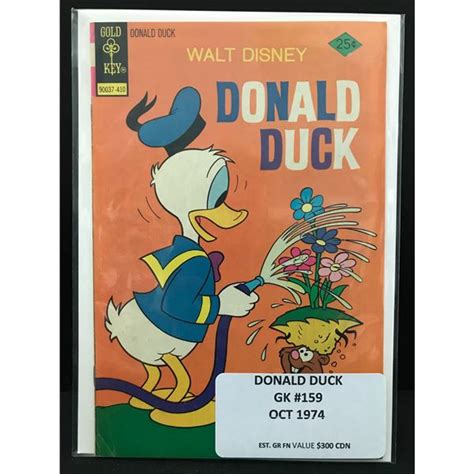 Gold Key Comics Walt Disney Donald Duck Gk No159 1974