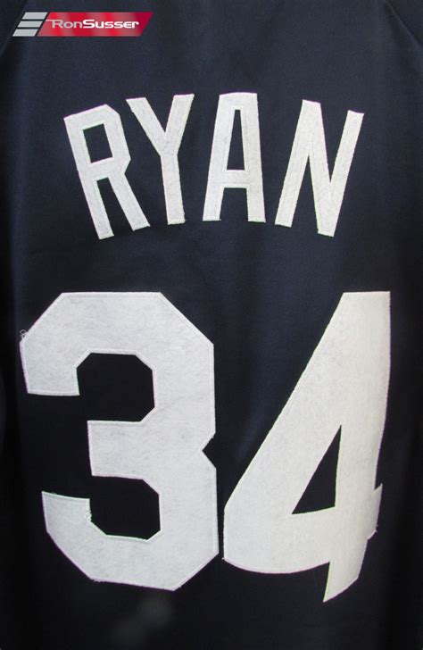 MLB 1980 Houston Astros Nolan Ryan #34 Replica Jersey Mitchell Ness Sz ...