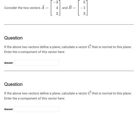 Solved 5 Consider The Two Vectors Ă 3 4 And B 1 2 3