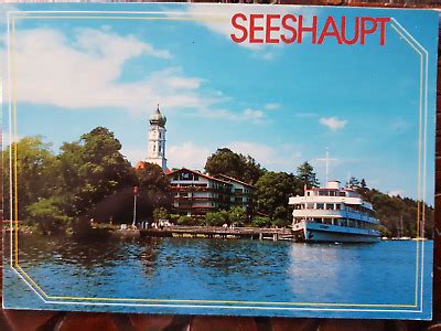 Postkarte 982 Gelaufen Seeshaupt Starnberger See Ansichtskarte