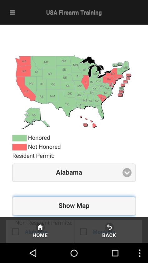 California Ccw Reciprocity Map - Free Printable Maps