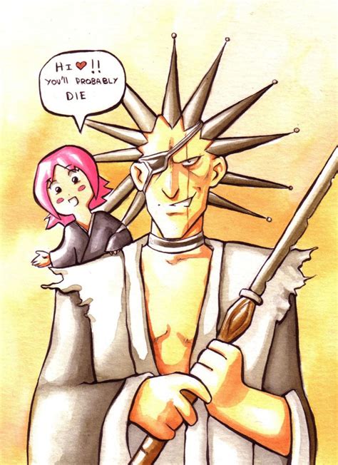 Kenpachi and Yachiru by Gigei on DeviantArt