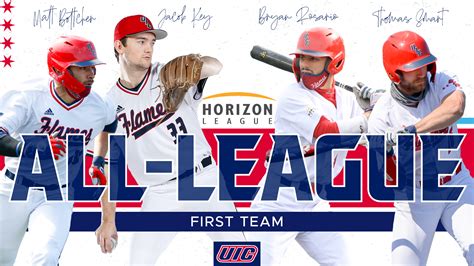 UIC Baseball 🔥⚾️ on Twitter: "Four Flames were named All-League First ...