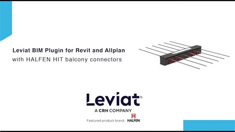 Leviat Bim Plugin For Revit And Allplan Youtube