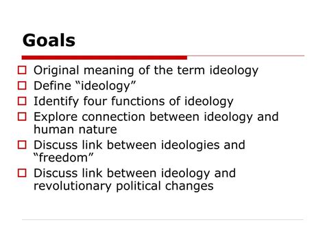 Ppt Chapter 1 Ideology And Ideologies Powerpoint Presentation Free