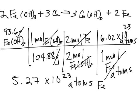 Mass To Mass Stoichiometry Science Chemistry Stoichiometry Showme