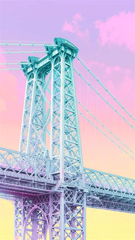 Matt Crump Photography Pastel IPhone Wallpaper Architecture Bridge