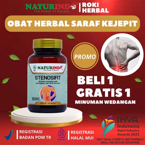 Jual Obat Herbal Syaraf Kejepit Original Herbal Obat Saraf Kecetit