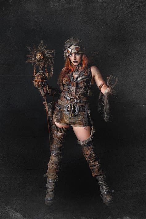 Postapocaliptic Female Costume Idea Craft Collabo Warrior Costume