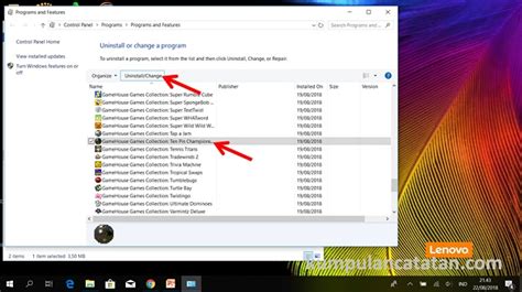 Cara Menghapus Atau Menguninstall Program Di Windows 10 Teknologi