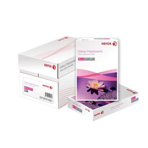 Xerox Colour Impressions Papier Laser Couleur Blanc Sra G