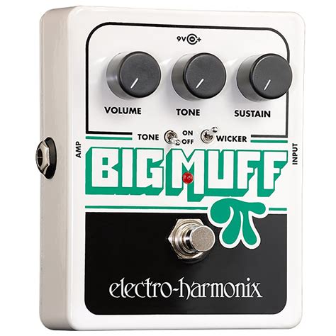 Electro Harmonix Big Muff Pi With Tone Wicker Fuzz Pedal Stage Music