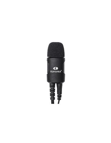 KOMUNICA Micro Auricular Profesional Robusto PWR 2402 Para Kenwood 2P Negro