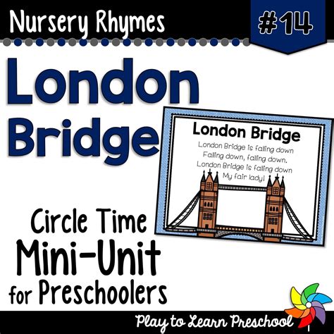 London Bridge Nursery Rhyme | Play to Learn Preschool