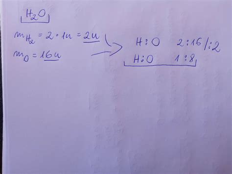 Oblicz Stosunek Masowy Pierwiastk W Chemicznych W Cz Steczce Wody O