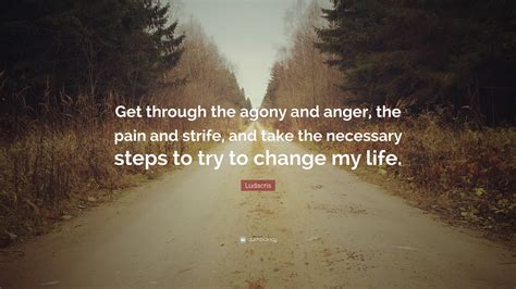 Ludacris Quote: “Get through the agony and anger, the pain and strife