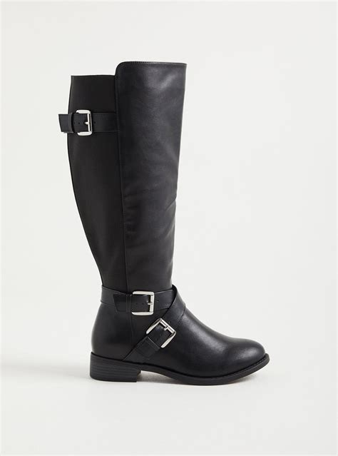 Plus Size Side Buckle Knee Boot Ww Torrid