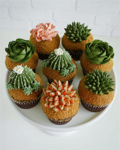 Buttercream Succulents Cake Designs By Leslie Vigil Vuing