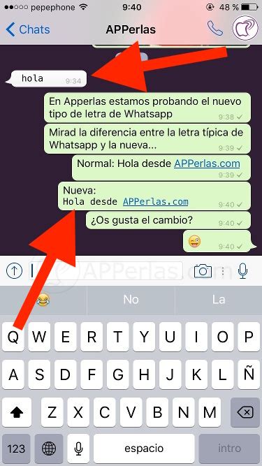 Cómo Cambiar Rápidamente El Tipo De Letra En Whatsapp