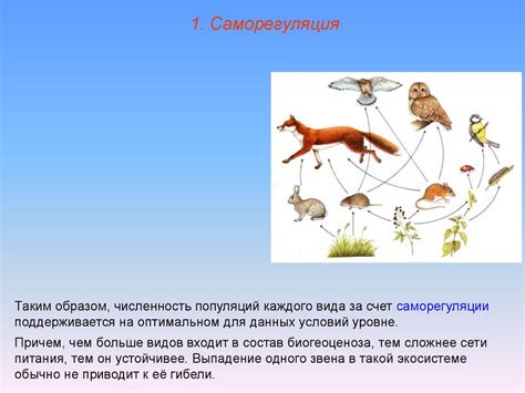Биологическое разнообразие как основное условие устойчивости популяций ...