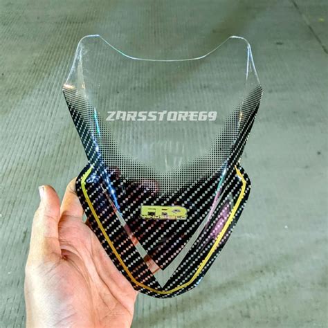 Visor New Vario Cbs Abs Model Standar Bening Smoke Dan Carbon