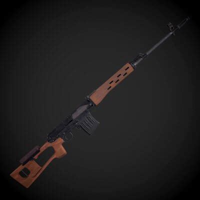 Svd Dragunov Sniper Rifle D Model By Yn Delmund