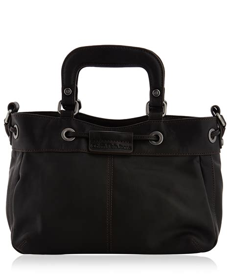 Discount Black Leather Grab Bag Secretsales