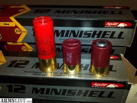 ARMSLIST For Sale Aguila 12ga Mini Slugs Buckshot