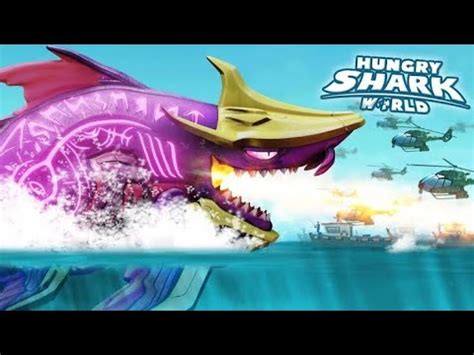 Hungry Shark World Abyssal Shark New Unlocked Skin Youtube