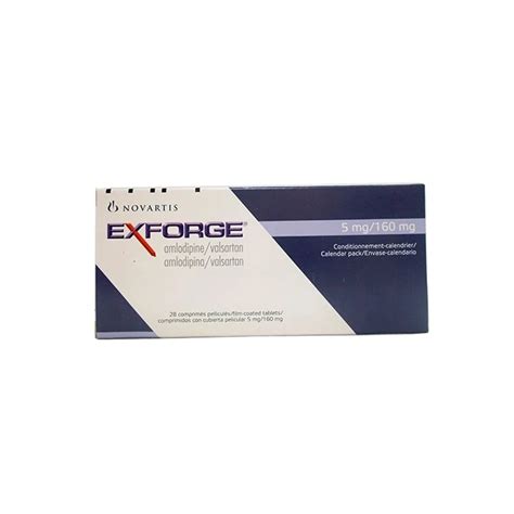 Buy Exforge 5mg/160mg - Blood Pressure Control | Myroidshop