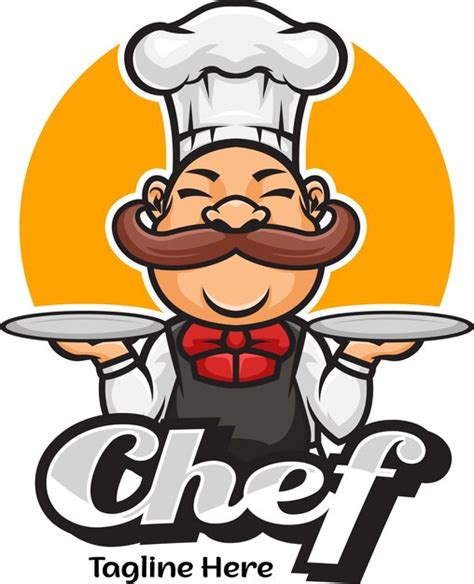 Premium Vector Vector Illustration Of Chef Mascot Logo With Premium