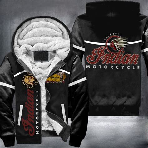 Indian Motorcycle 1 Fleece Jacket 1 - Skyfattura