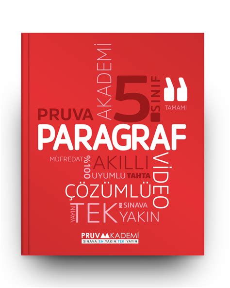 5 Sınıf Paragraf Soru Bankası Pruva Akademi Yayıncılık