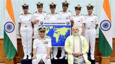 Today Is A Special Day Tweets PM Modi As All Women Team From Navy To