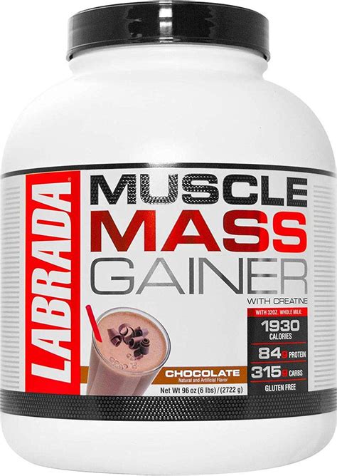 Labrada Nutrition Muscle Mass Gainer Chocolate 12 Pound Health And Household