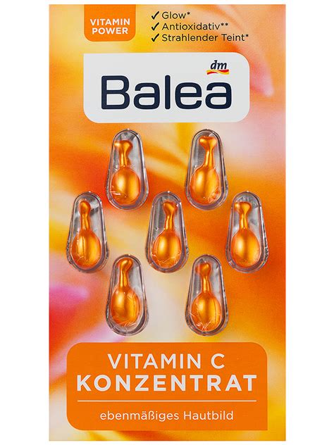 Balea Капсулы концентрат для лица Vitamin C*7шт — купить в интернет ...