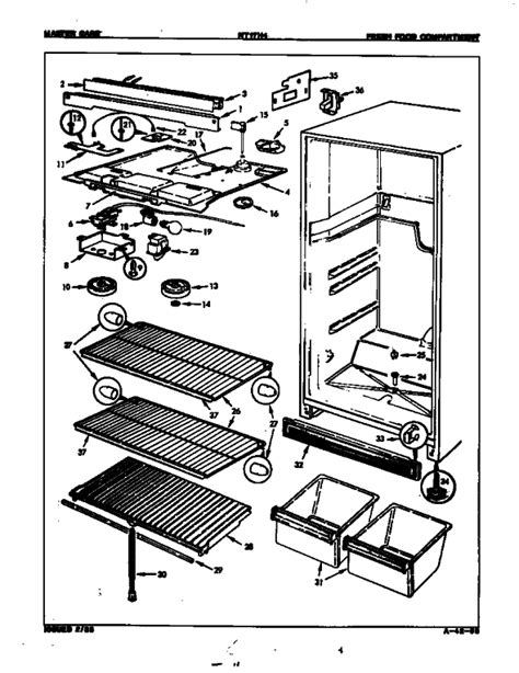 Admiral Nt H A Atop Mount Refrigerator Partswarehouse