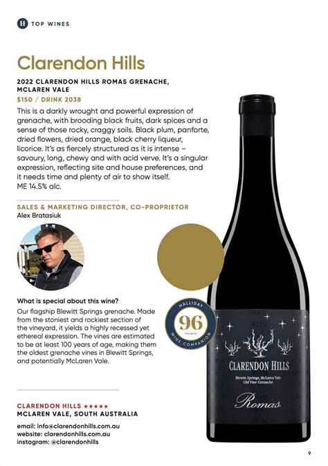 James Hallidays Wine Companion Winter Edition Top Wines Section