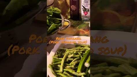 Pork Sinigang Pork Tamarind Soup Filipinodish Youtube