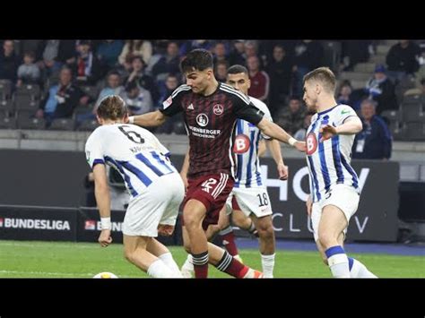 VIDEO Sechs Tore Spektakel zwischen Hertha BSC und Nürnberg YouTube