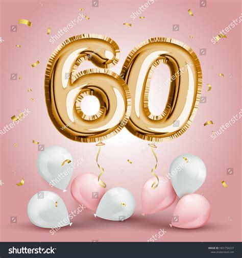 11,882 60 Birthday Vector Images, Stock Photos & Vectors | Shutterstock