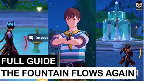 The Fountain Flows Again World Quest Guide Genshin Impact Youtube